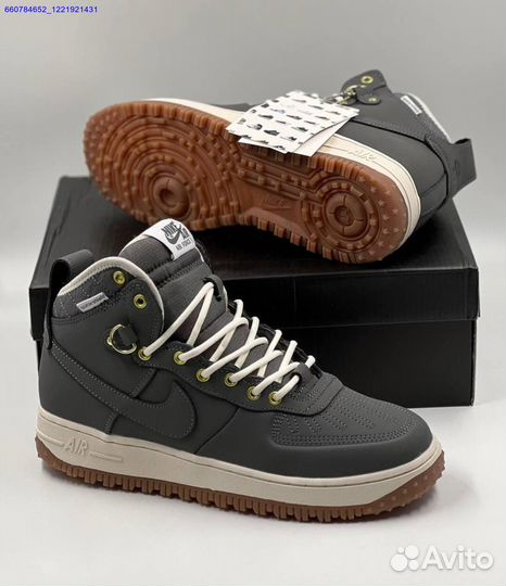 Кроссовки Nike Air Force 1 Duckboot (с мехом) (Арт.23481)