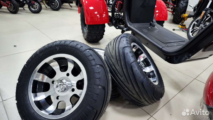 Электроскутер White Siberia PRO Trike 3000 трицикл