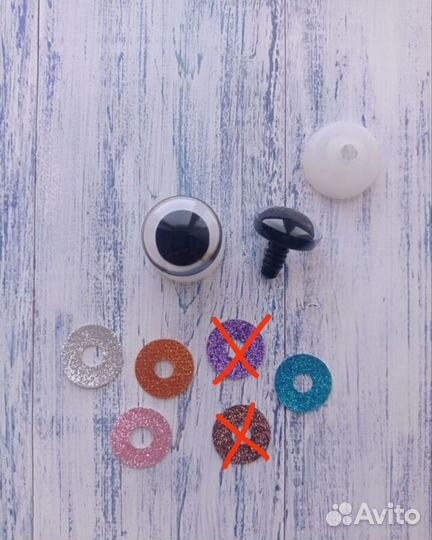 Глаза для игрушек 25 мм