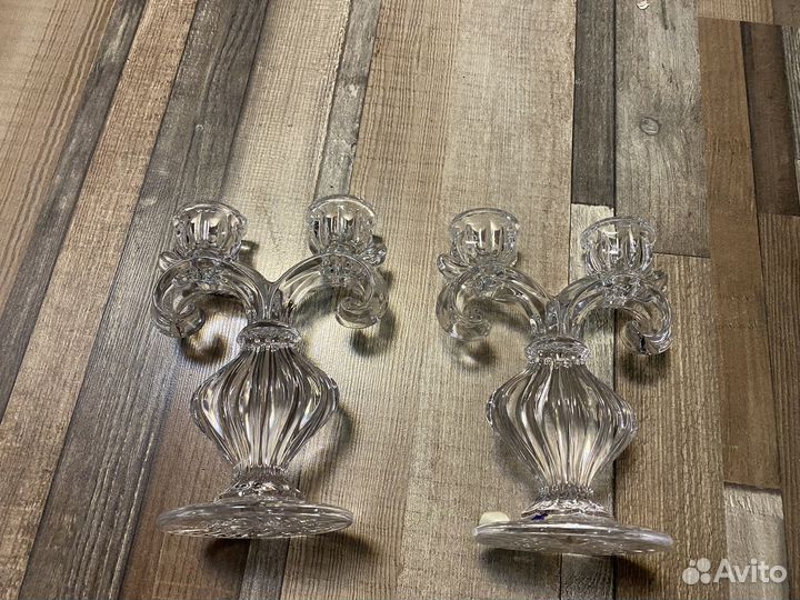 Хрустальные подсвечники