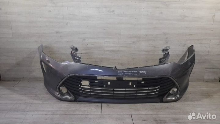 Бампер передний под парктроники и омыватели Toyota