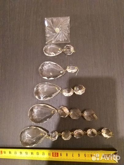 Хрустальные подвески для люстры. чсср