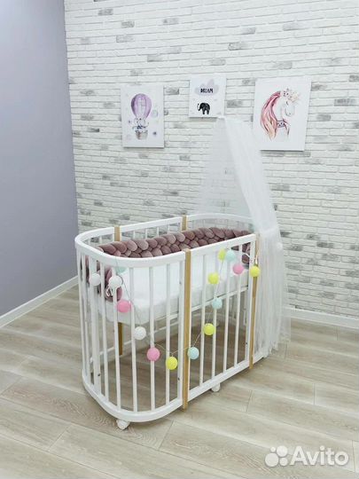 Детские кровати из березы