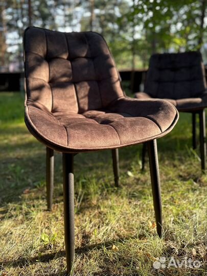 Кухонный стул из велюра