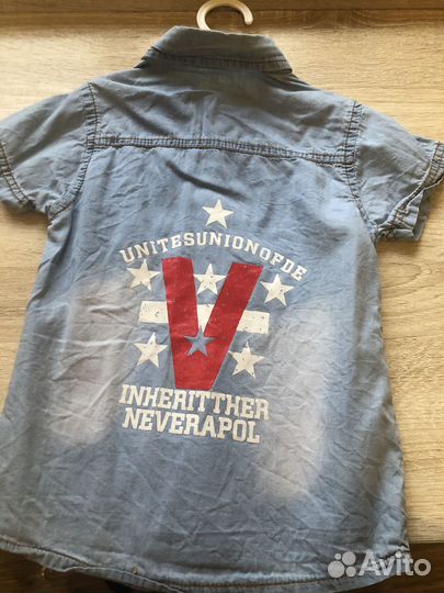 Рубашка джинсовая