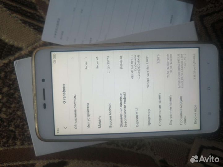 Телефон Xiaomi redmi 4а