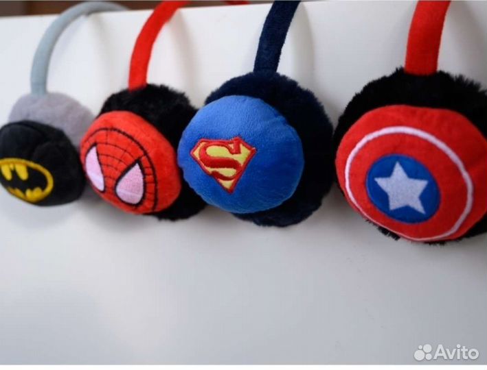 Теплые наушники меховые новые