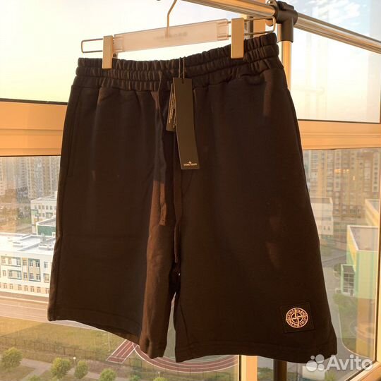 Шорты Stone Island черные