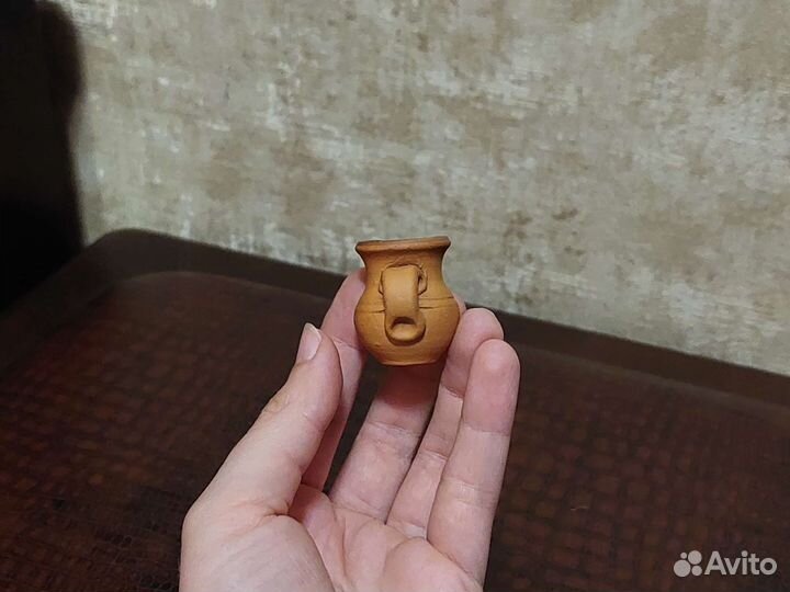 Мини Кувшин Глина Сувенир