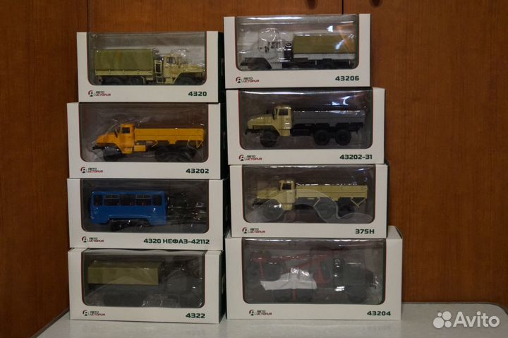 Коллекция моделей урал 1/43 аист