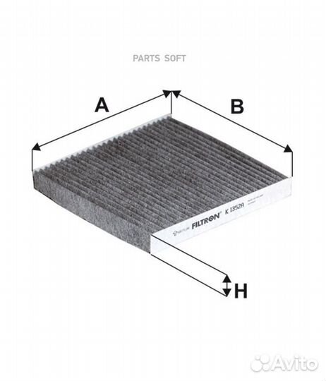 Filtron K1352A K 1352A фильтр салона угольный\ Ren