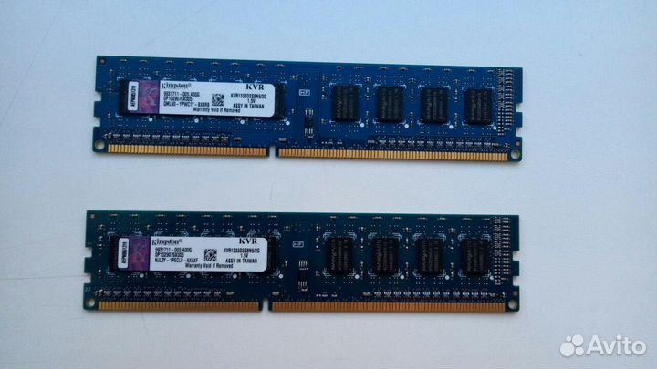 Оперативная память Kingston 4GB KVR1333D3S8N9