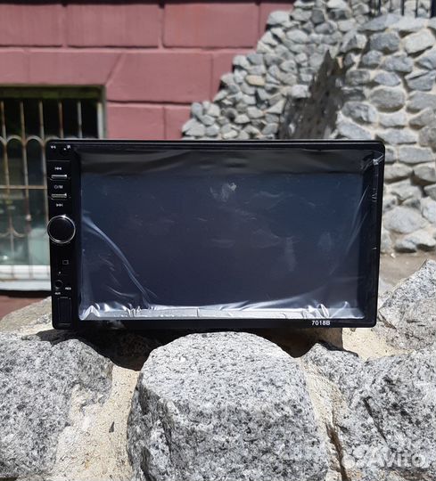 Автомагнитола 2 DIN экран 7 дюймов, Bluetooth, USB