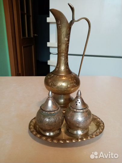 Винтажный набор для специй, Индия