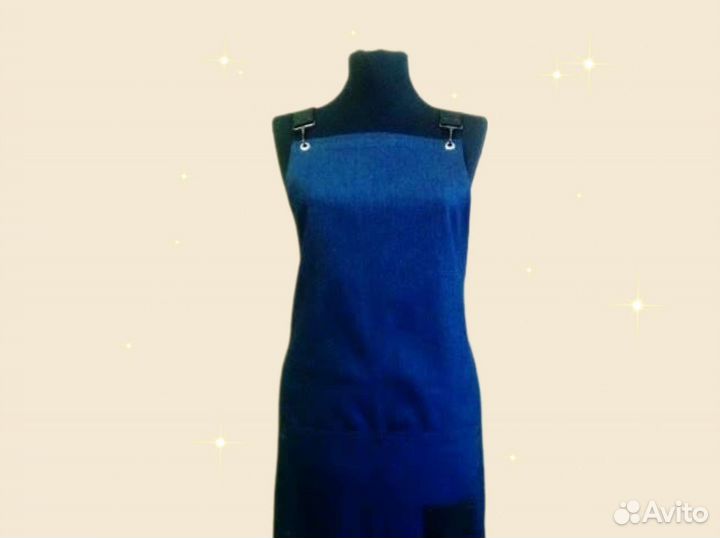 Фартук джинсовый