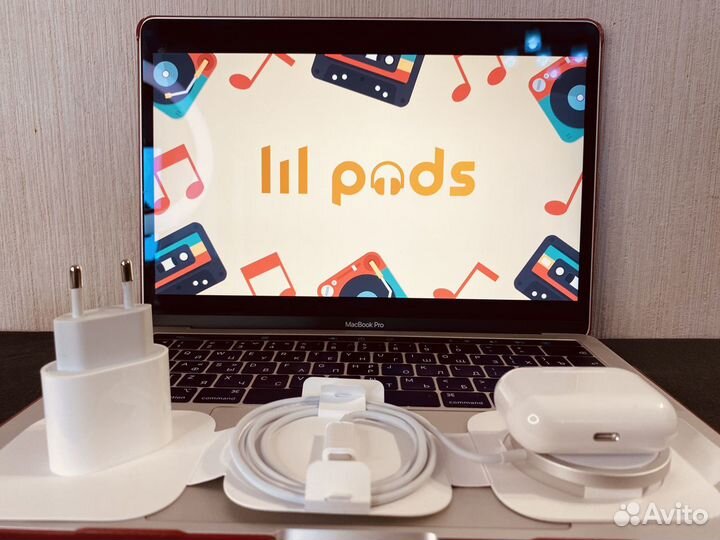 Комплект Наушники airроds PRO + MagSafe + Адаптер