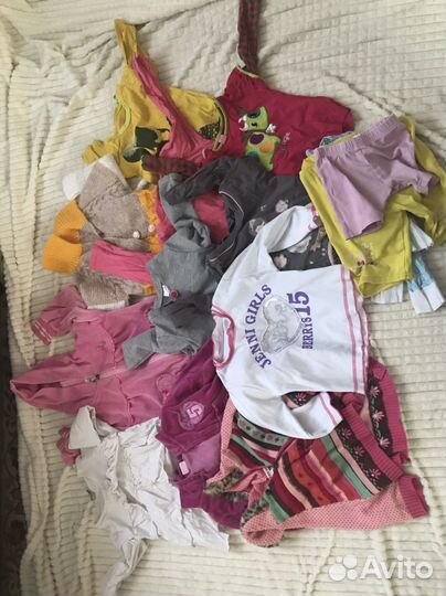 Вещи пакетом на девочку от 1 года