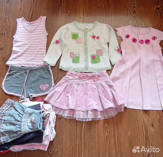Пакетом на девочку 5-6 лет. Всего 15 вещей