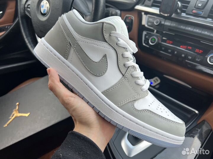 Кроссовки Nike Air Jordan 1 Low Wolf Grey