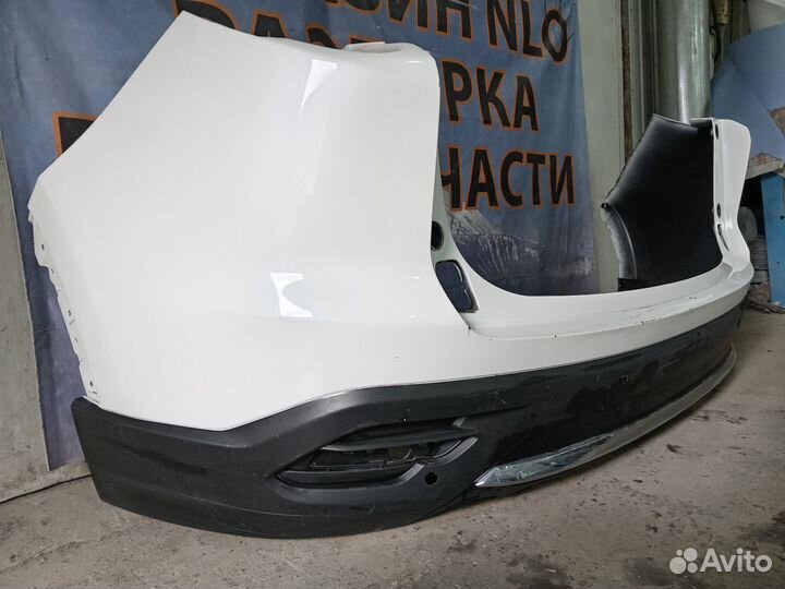 Mazda cx-9 2 бампер задний с хромом 2016-2022г