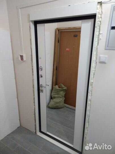 Входные двери с зеркалом