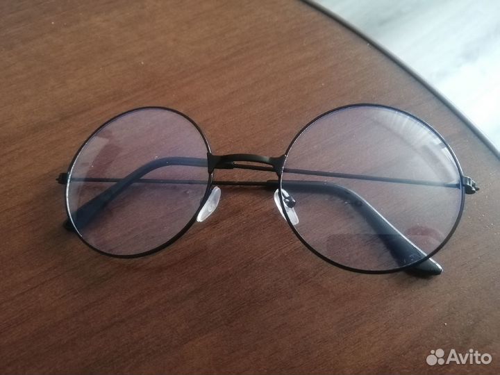 Очки круглые без диоптрий