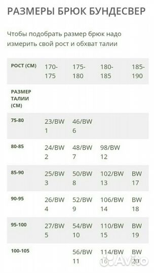 Китель (рубашка) и брюки Бундесвер, tropentarn