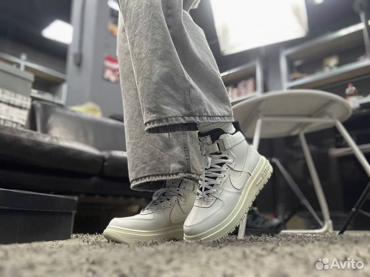 Мех Кроссовки Nike Air Force 1 Mid Gore-Tex 42 раз