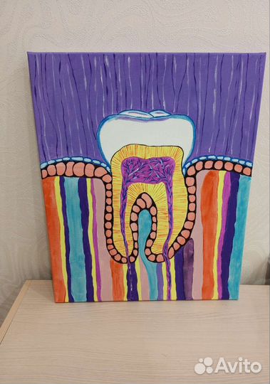 Картина зуб