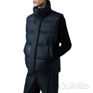 Кожаный пуховик большого размера Kellan Mackage, ч