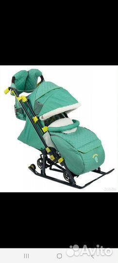 Санки коляска ника