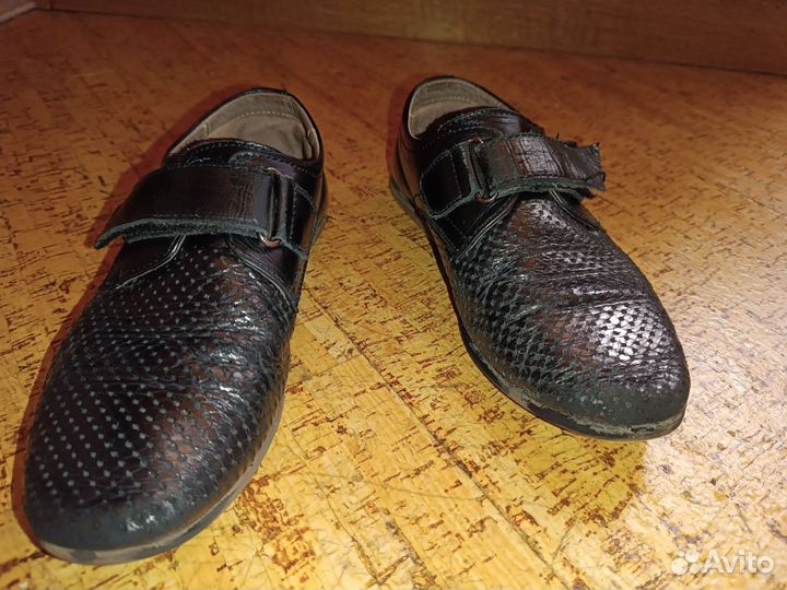 Туфли для мальчика, 33, натуральная кожа