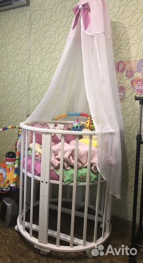 Детская кровать трансформер с маятником