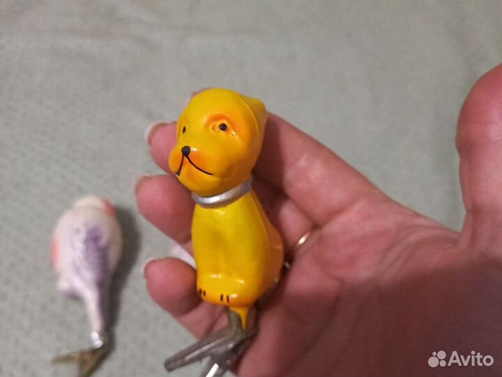 Елочные игрушки СССР на прищепке