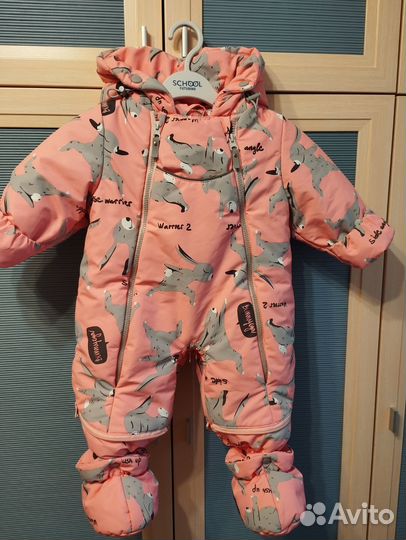 Зимний комбинезон для девочки