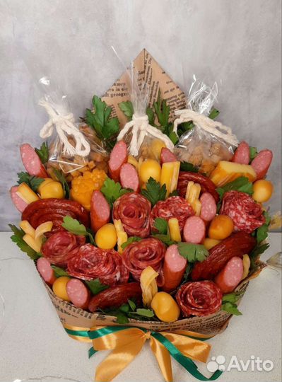 Съедобные букеты для мужчин