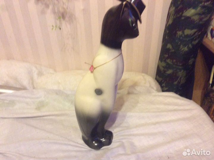 Статуэтка кошка копилка. 43 см