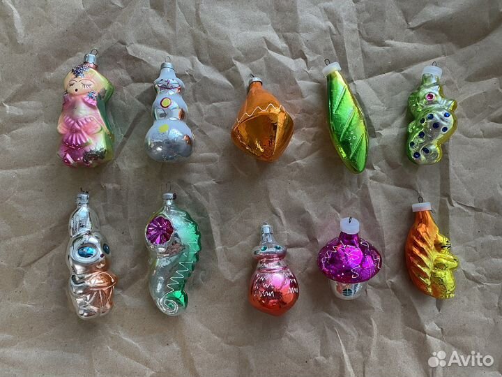 Елочные игрушки СССР