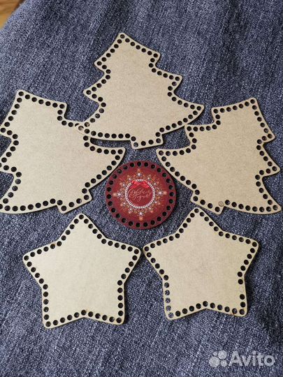 Донышки для вязания корзин 6 шт