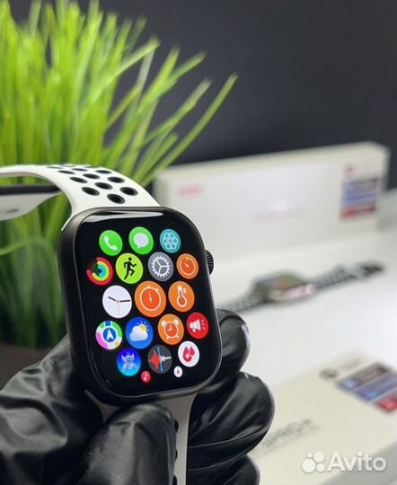 Apple watch 9 45mm/часы hk9 pro plus (hk9pro+)