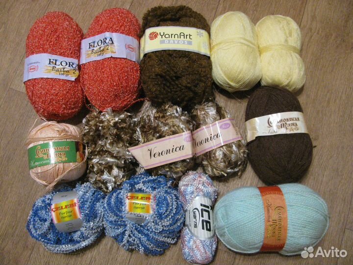Пряжа для вязания (разная)