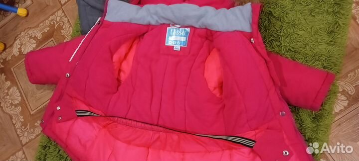 Зимний костюм для девочки 104 б/у