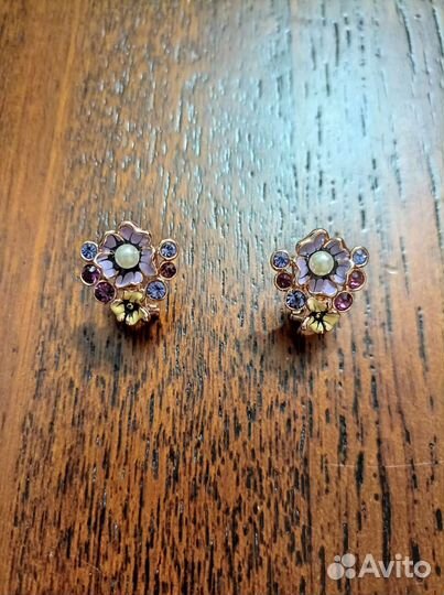 Серьги в стиле Роберто Браво, бижутерный сплав