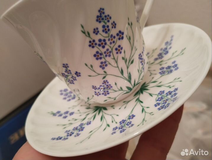 Лфз Кофейная пара костяной фарфор