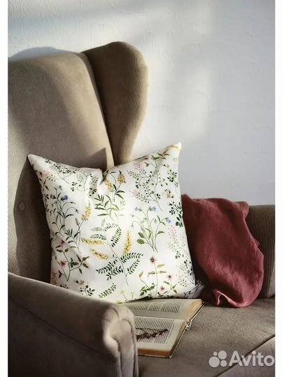 Наволочка икеа декоративная 50*50 timjansmott