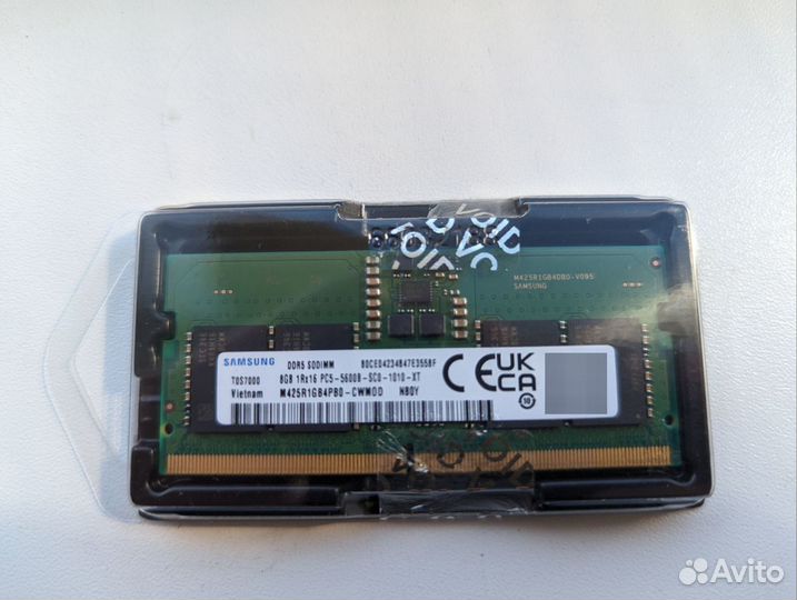 Оперативная память Samsung DDR5 5600 SO-dimm