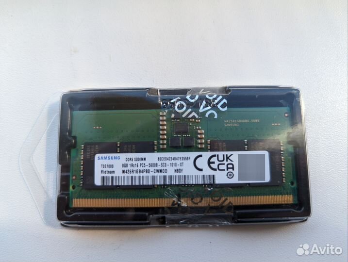 Оперативная память Samsung DDR5 5600 SO-dimm