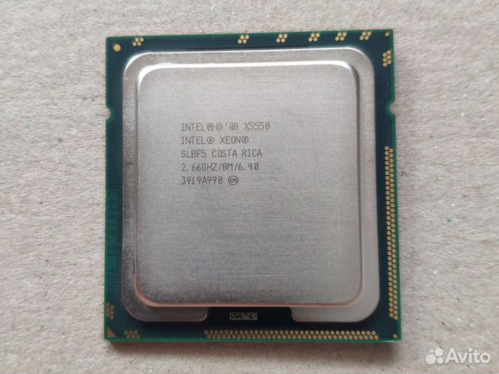 Процессор Intel Xeon X5550, X5650