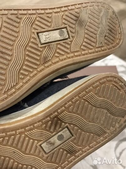 Джинсовые тапочки