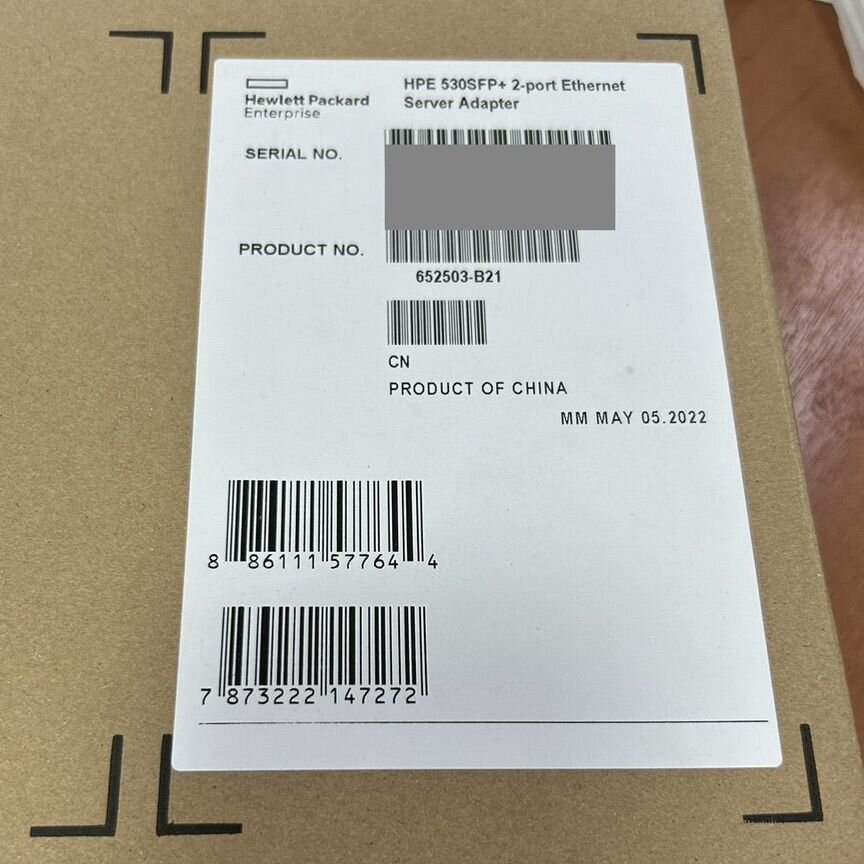 [652503-B21] Сетевой Адаптер Hpe Ethernet Adapter 652503-B21